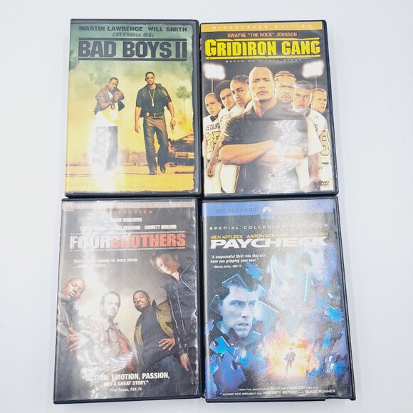 Bundle Of 8 Action DVDs Collection: Four Brothers, Bad Boys II, Paycheck & More - Picture 4 of 9